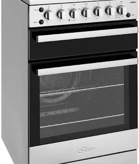 Chef 54cm Conventional Gas Freestanding Cooker (Model: CFG503WCH).
